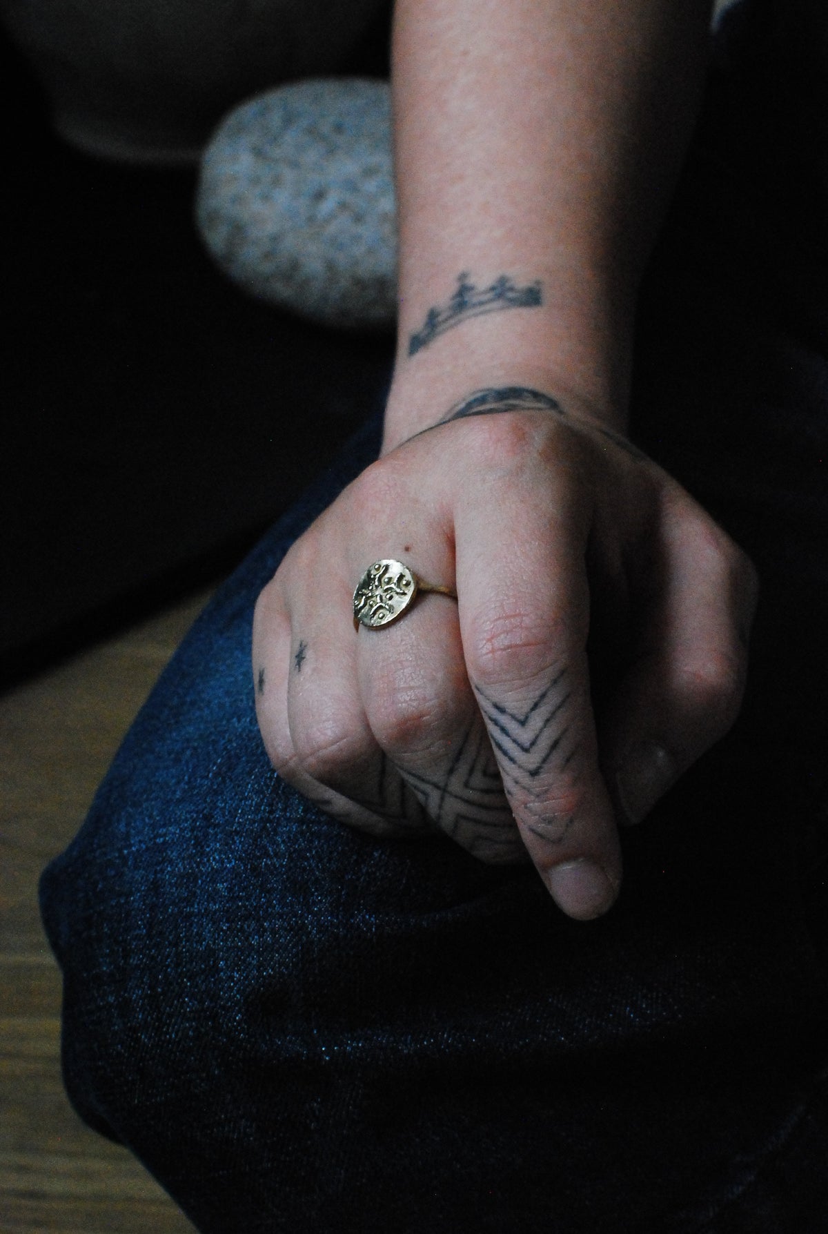 Brass Savoia Ring. M/L Size P