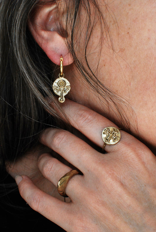 Brass Savoia Ring. M/L Size P