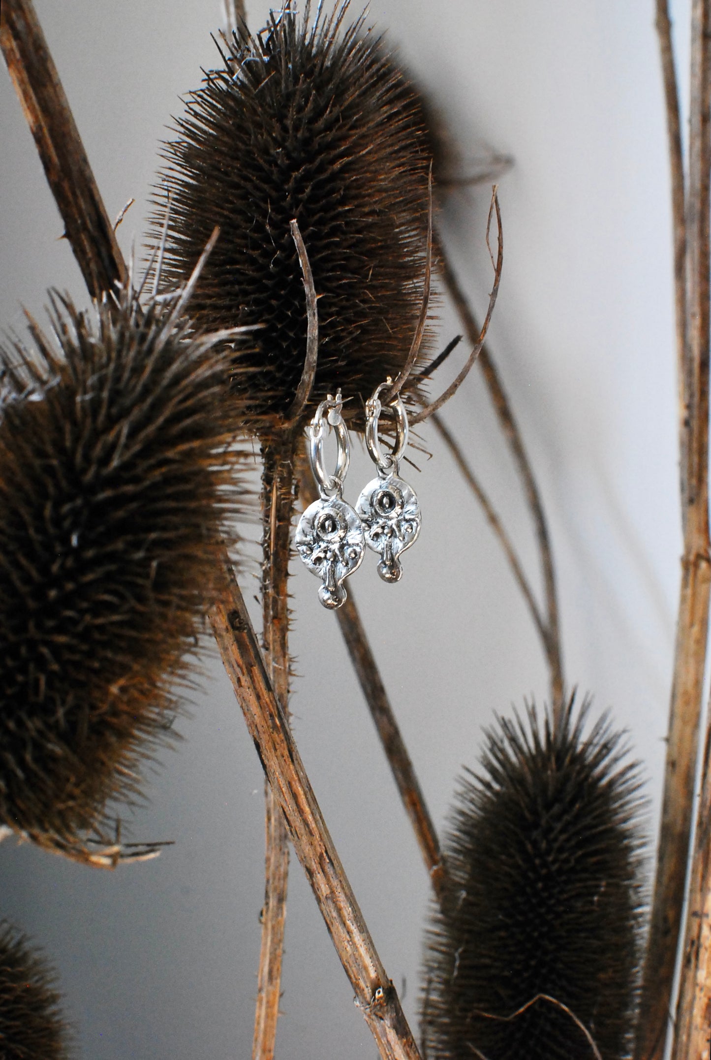 Solid Silver Morva Hoop Earrings
