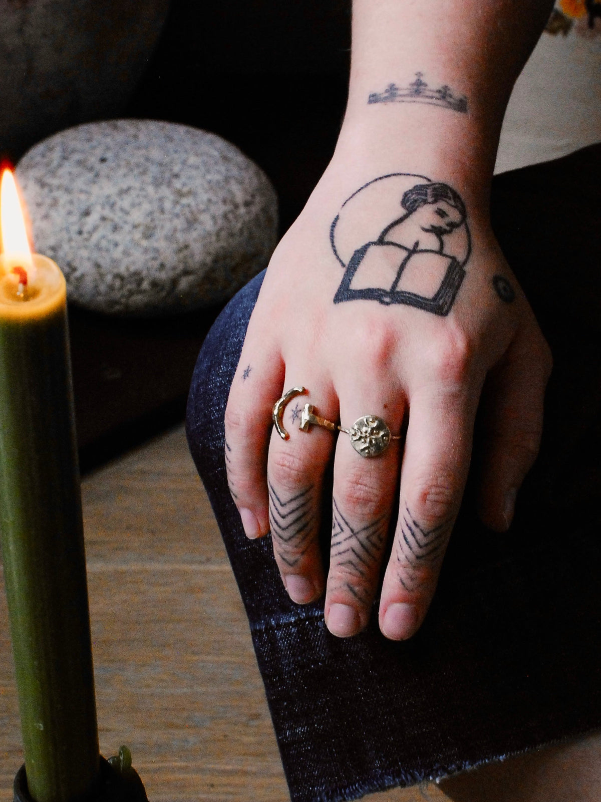 Brass Savoia Ring. M/L Size P