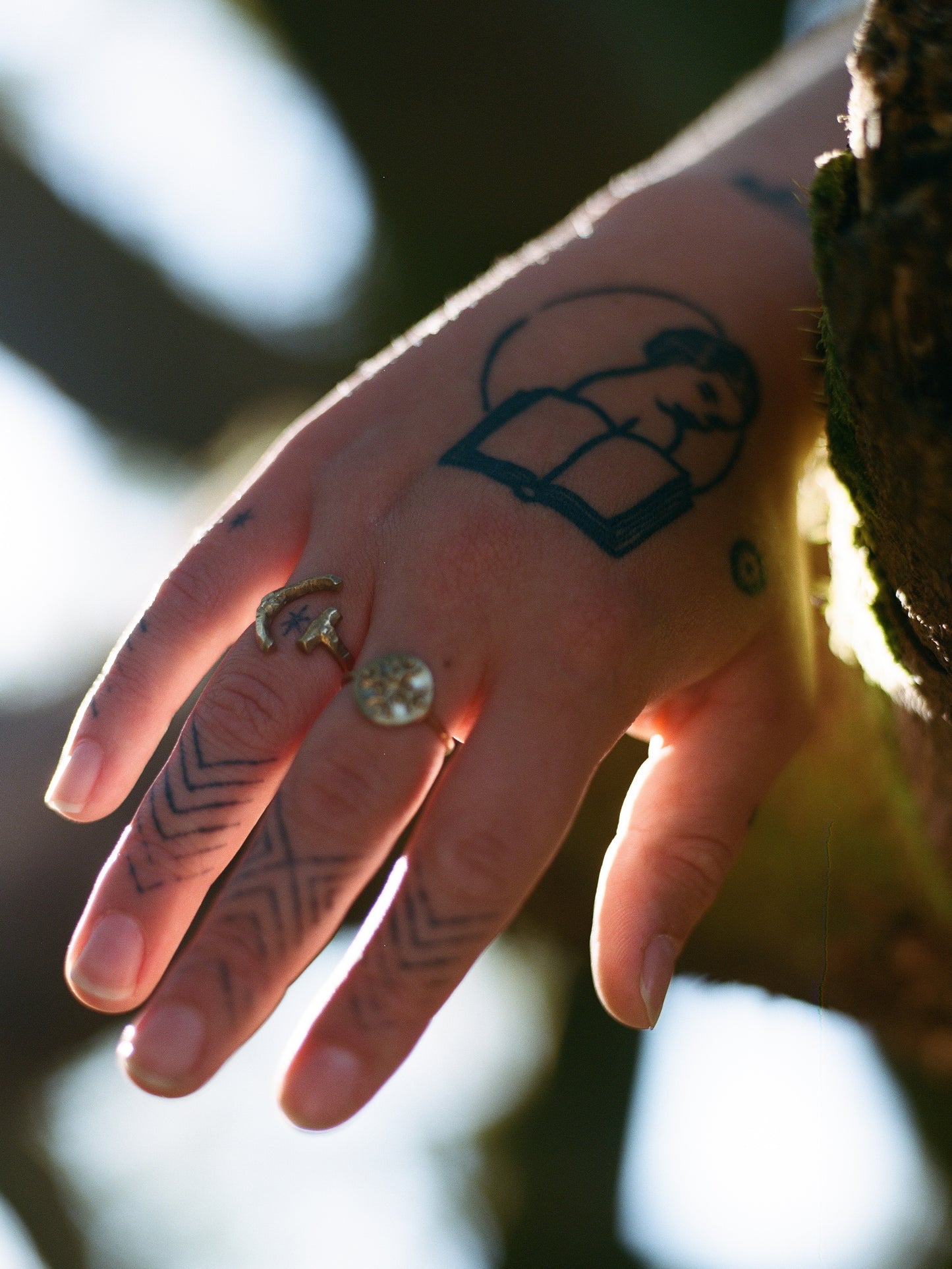 Solid Brass Adjustable ‘Cove’ Ring