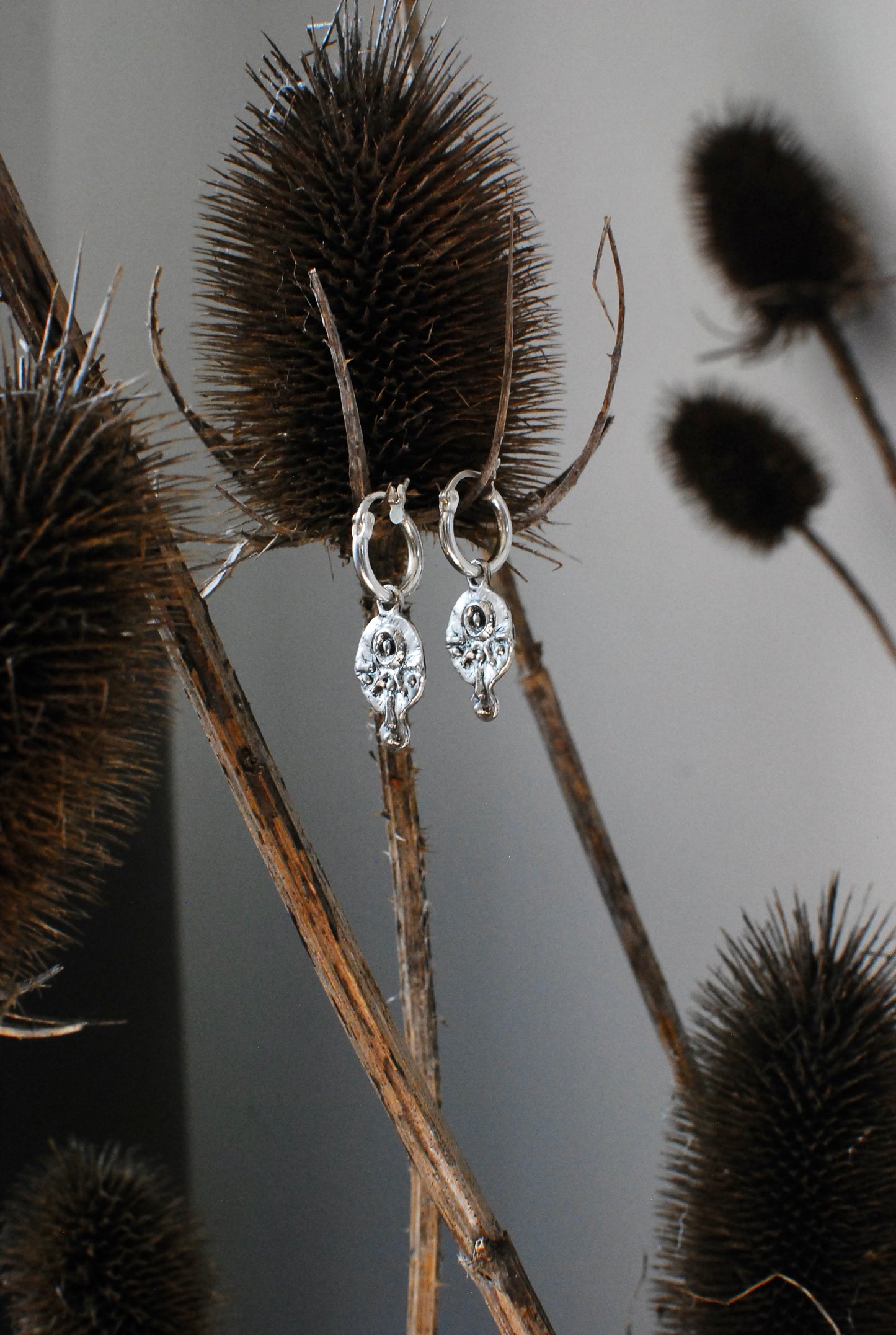 Solid Silver Morva Hoop Earrings